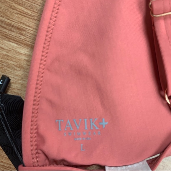 TAVIK Swimwear Jett Textured Triangle Bikini Swim Top Women - Picture 9 of 10